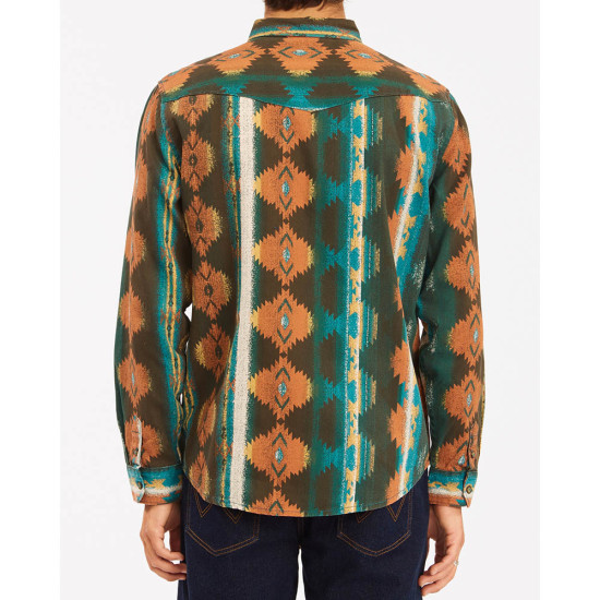 Billabong Ανδρικό πουκάμισο Wrangler Westward Twill - Long Sleeve Shirt for Men